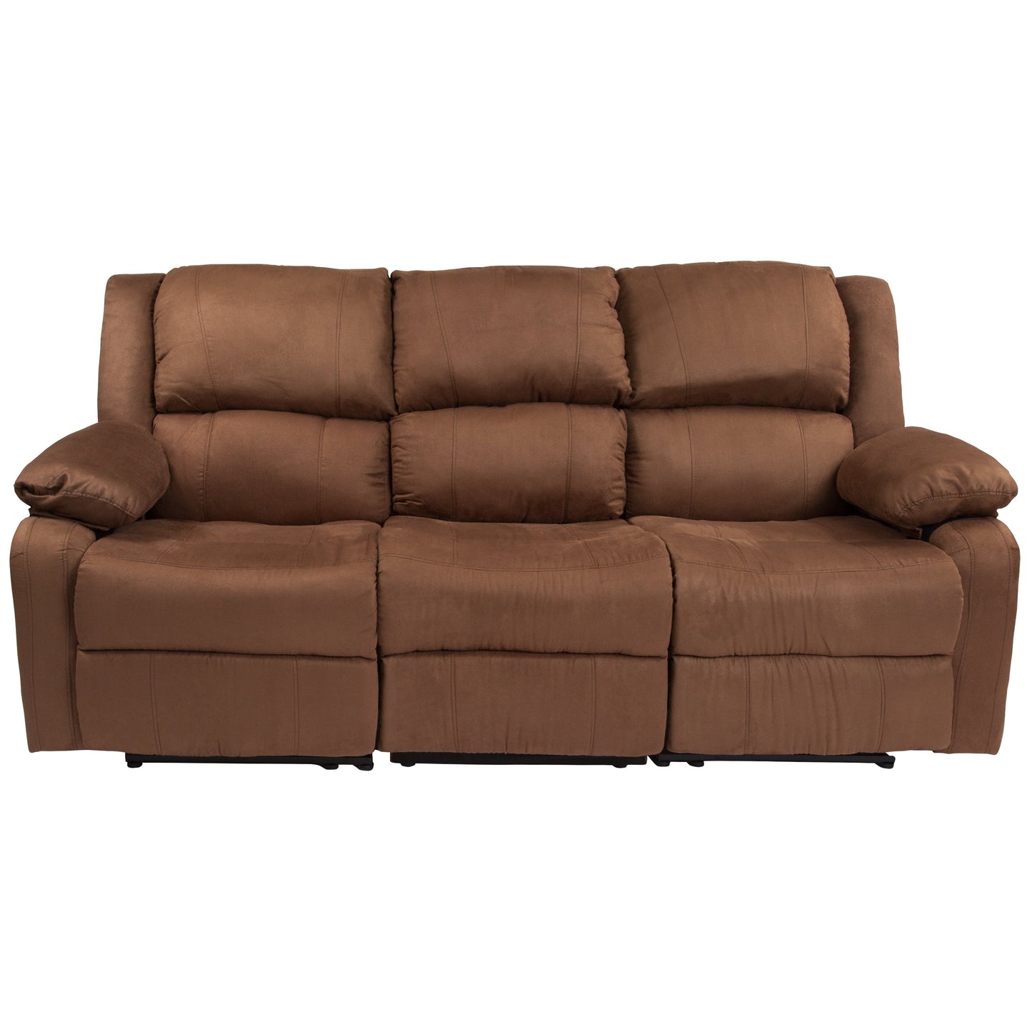 Brown Microfiber Recliner Sofa BT-70597-SOF-BN-MIC-GG