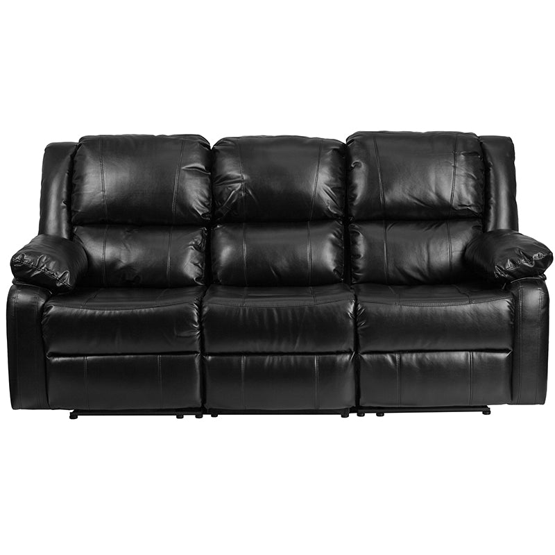 Black Leather Recliner Sofa BT-70597-SOF-GG