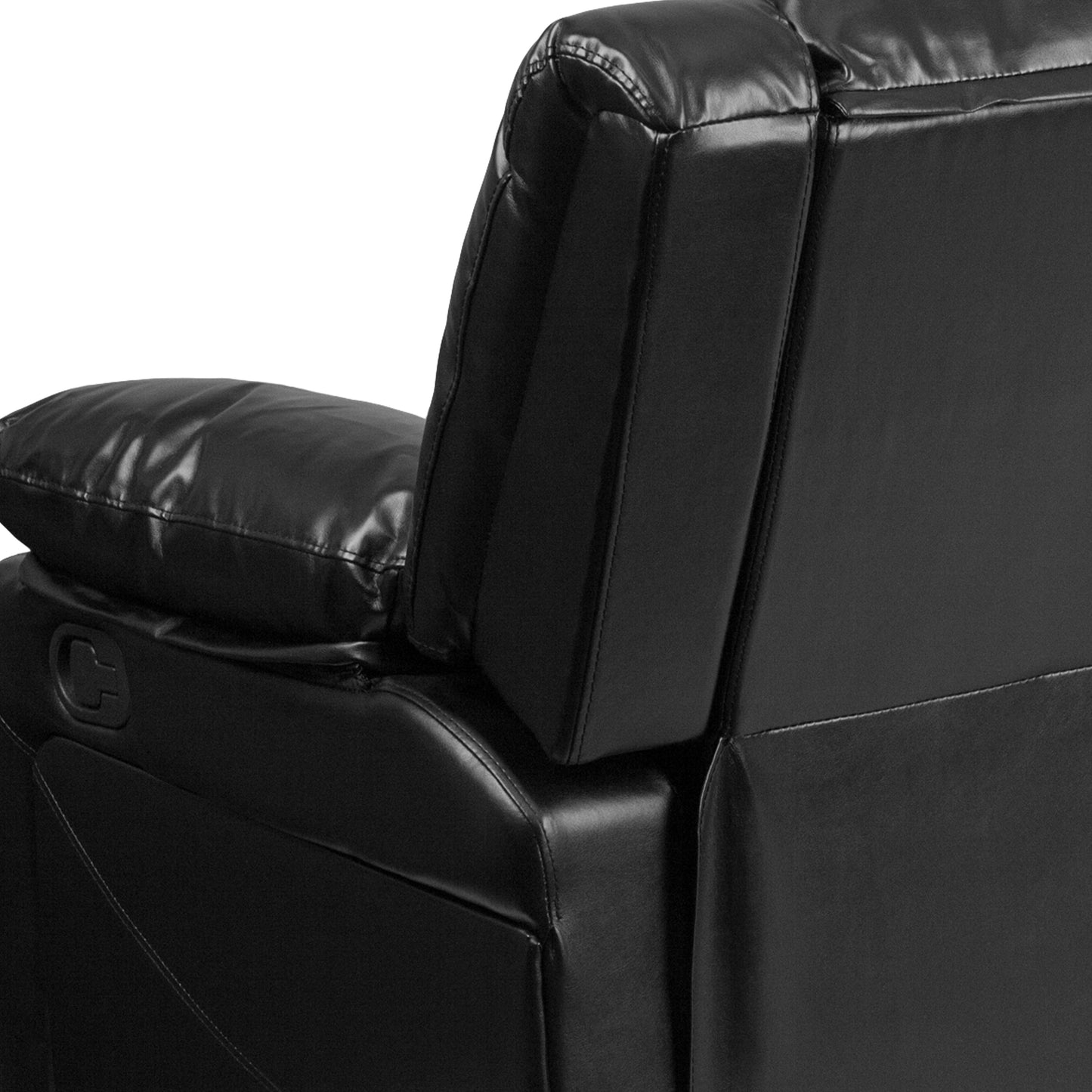 Black Leather Recliner Sofa BT-70597-SOF-GG