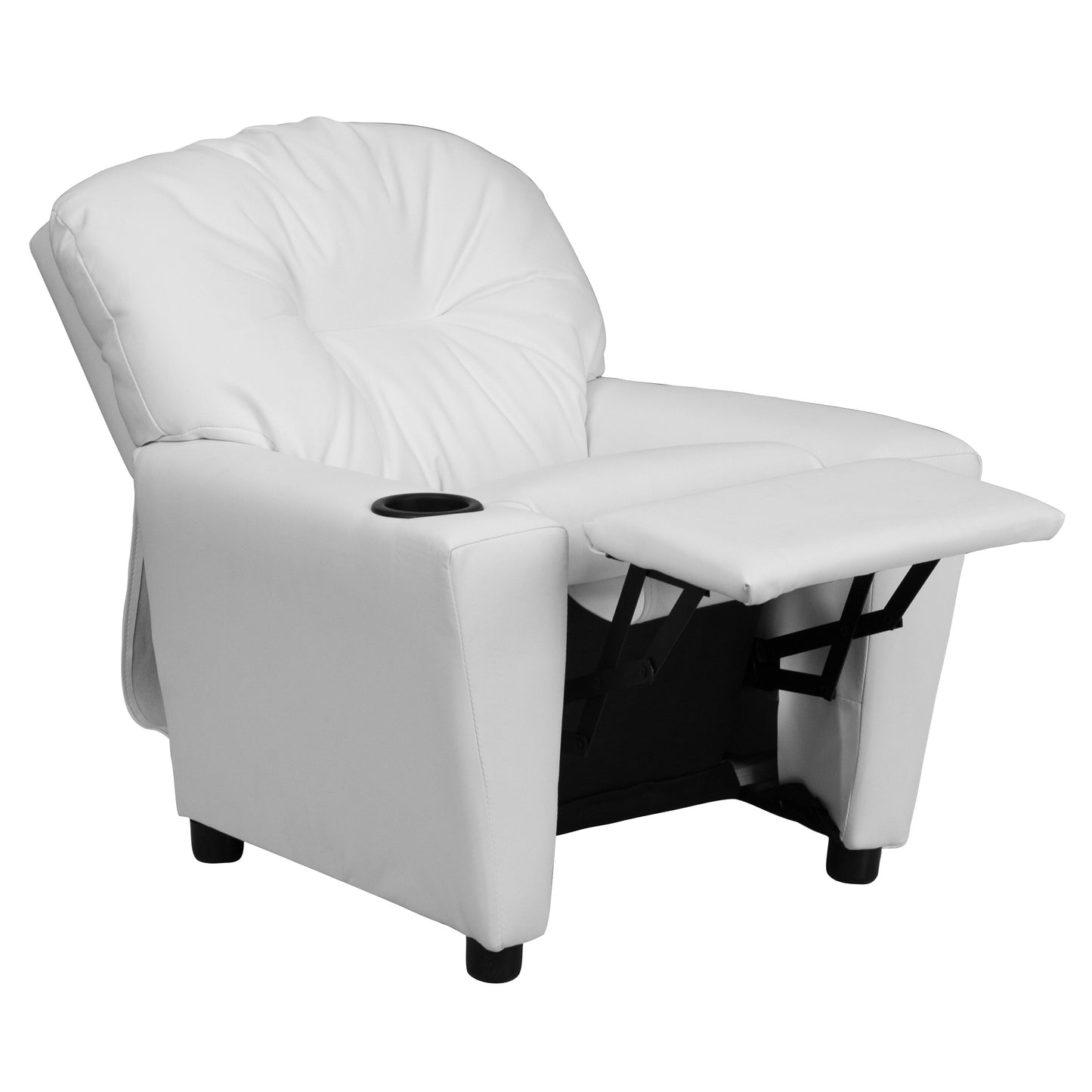 White Vinyl Kids Recliner BT-7950-KID-WHITE-GG