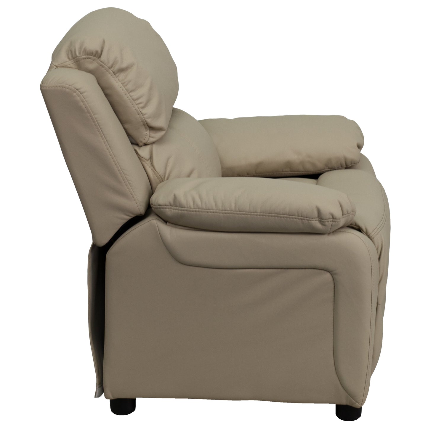 Beige Vinyl Kids Recliner BT-7985-KID-BGE-GG