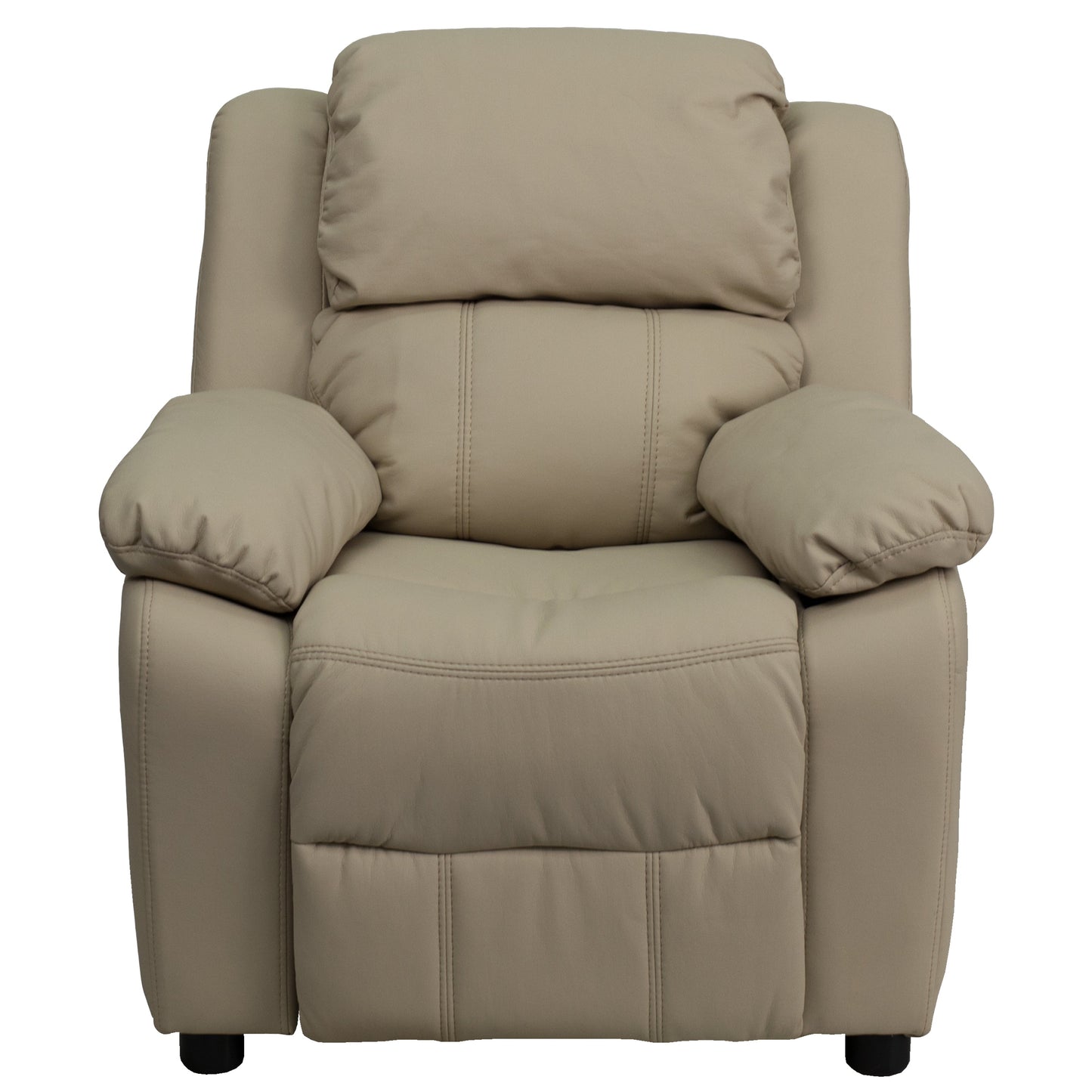 Beige Vinyl Kids Recliner BT-7985-KID-BGE-GG