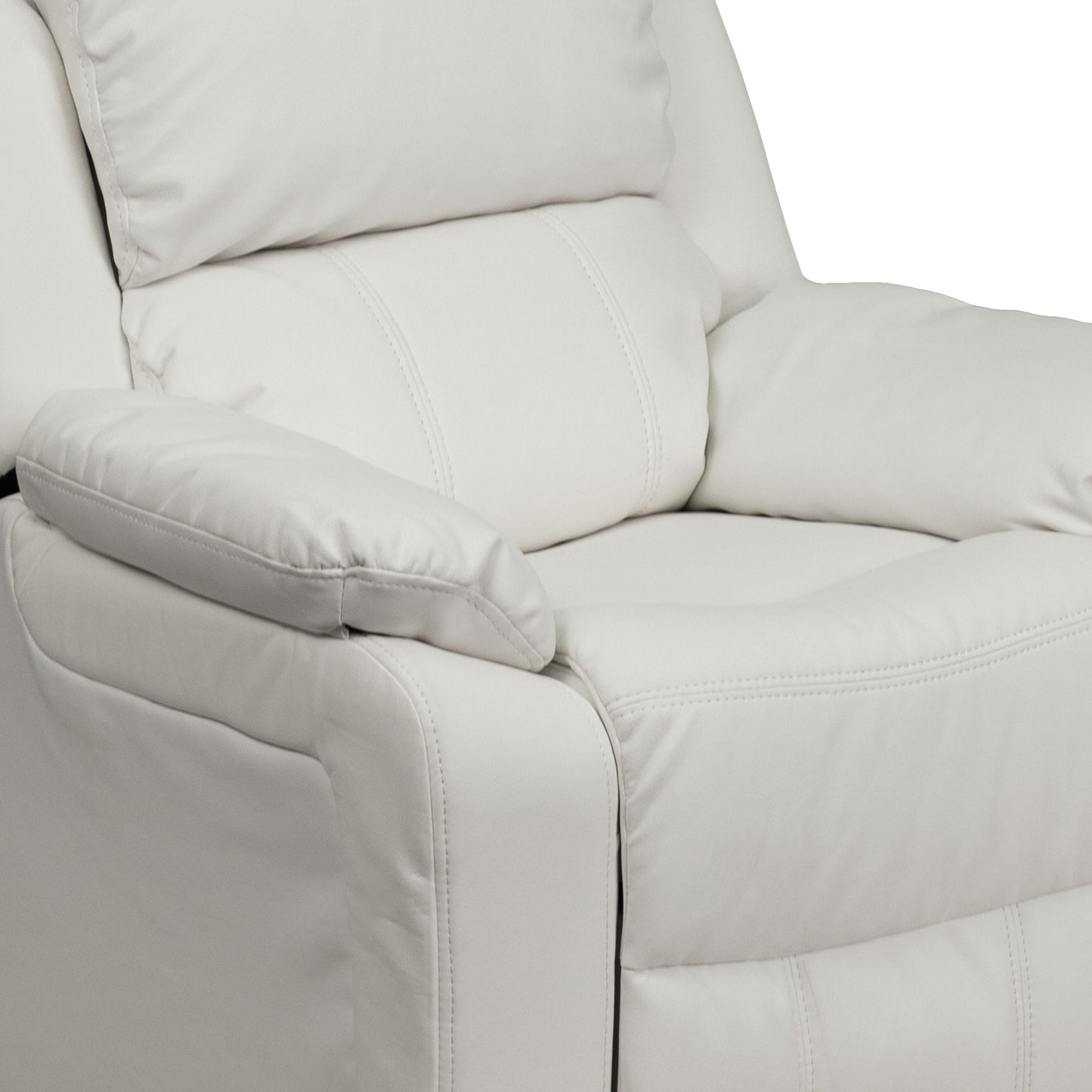 White Vinyl Kids Recliner BT-7985-KID-WHITE-GG