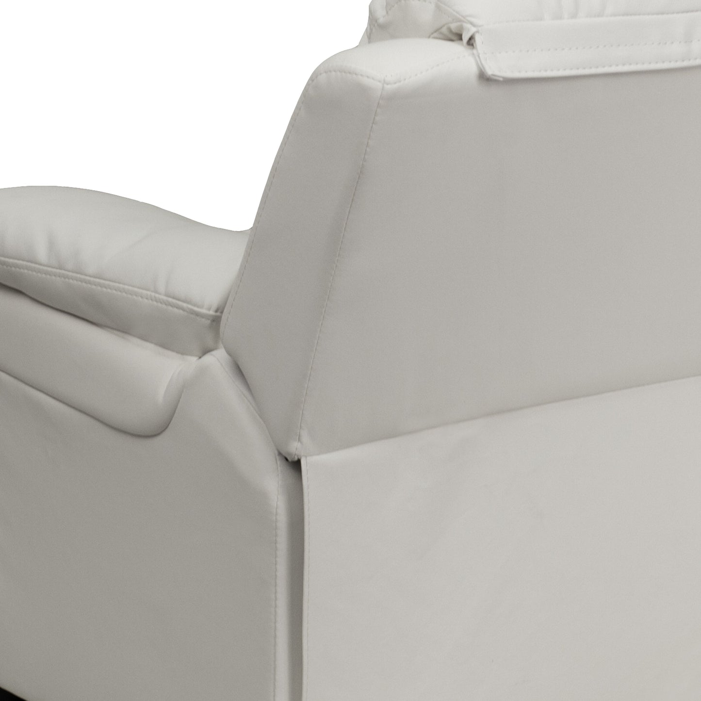 White Vinyl Kids Recliner BT-7985-KID-WHITE-GG