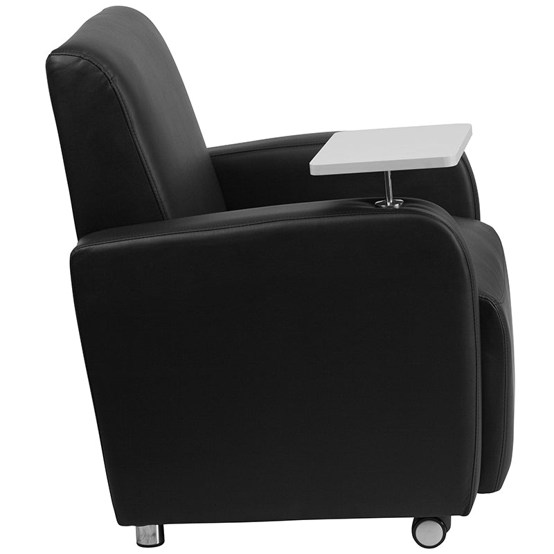 Black Leather Tablet Chair BT-8217-BK-CS-GG