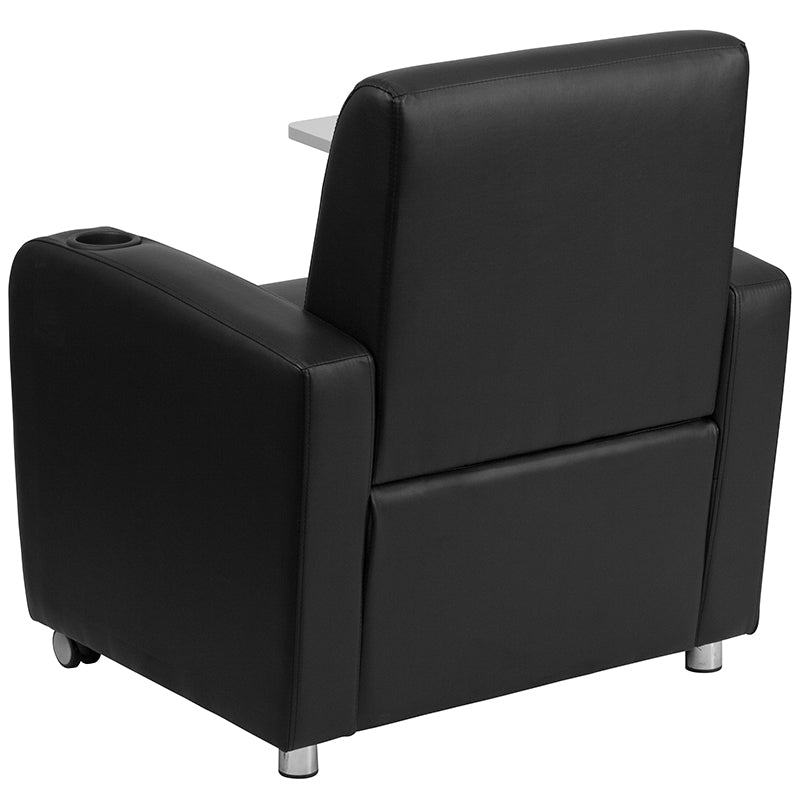 Black Leather Tablet Chair BT-8217-BK-CS-GG