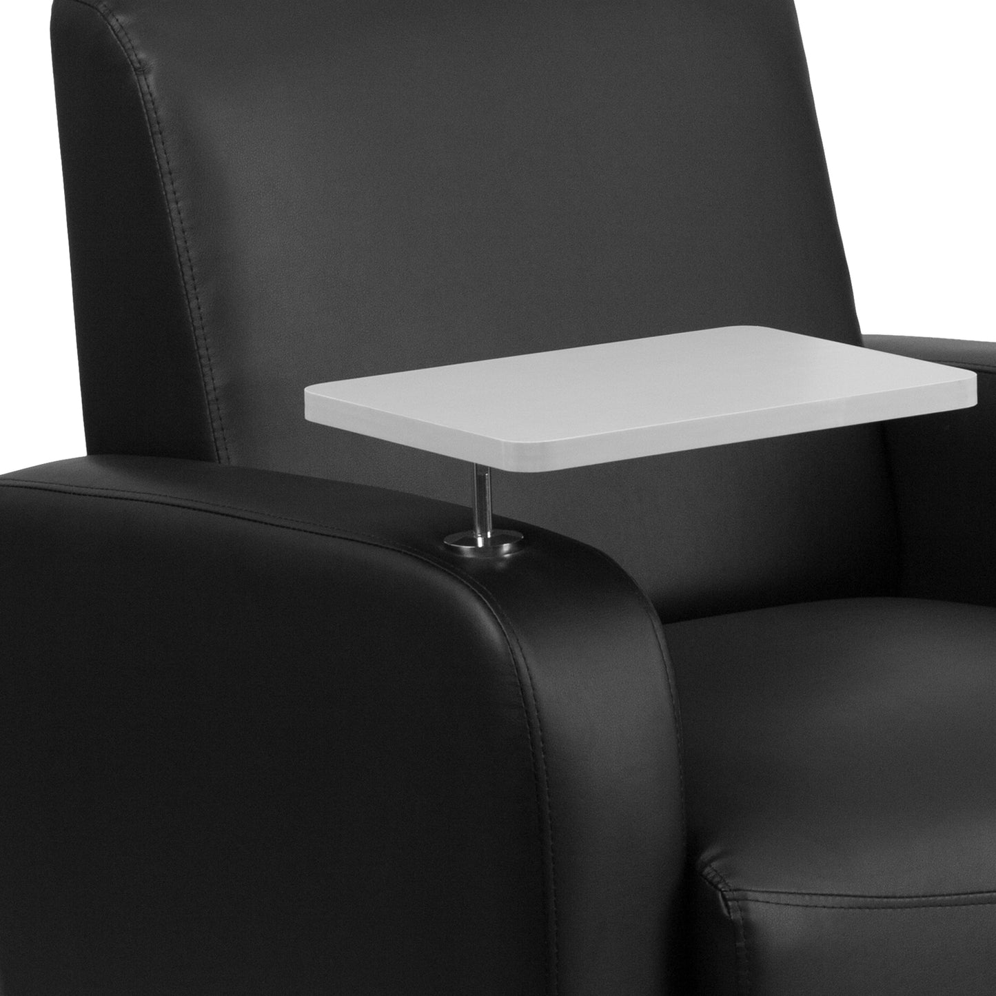 Black Leather Tablet Chair BT-8217-BK-CS-GG