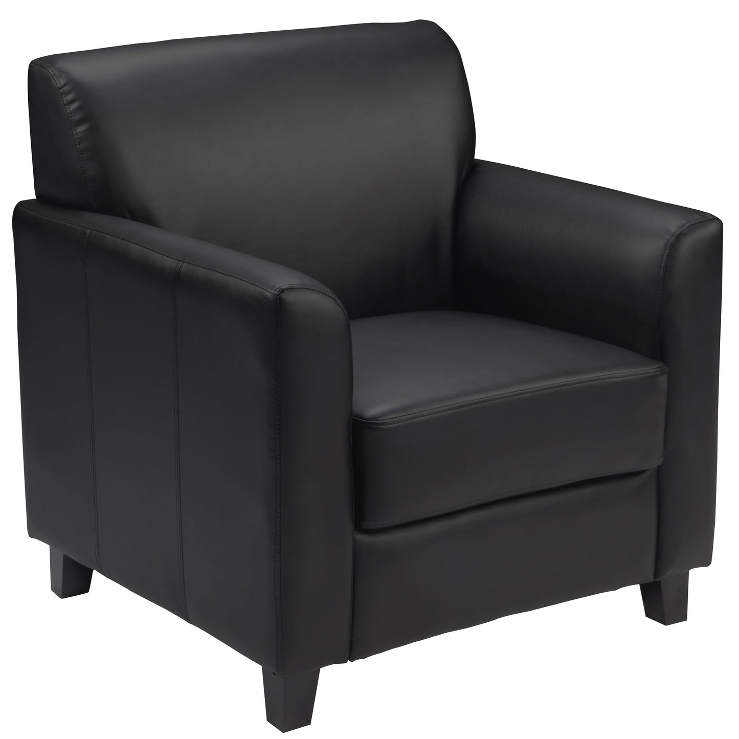 Black Leather Chair BT-827-1-BK-GG