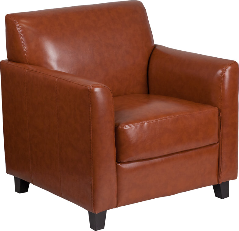 Cognac Leather Chair BT-827-1-CG-GG