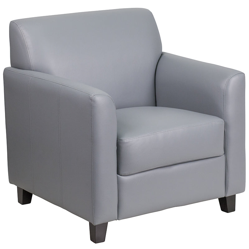 Gray Leather Chair BT-827-1-GY-GG