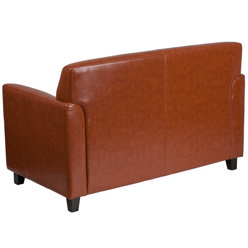 Cognac Leather Loveseat BT-827-2-CG-GG