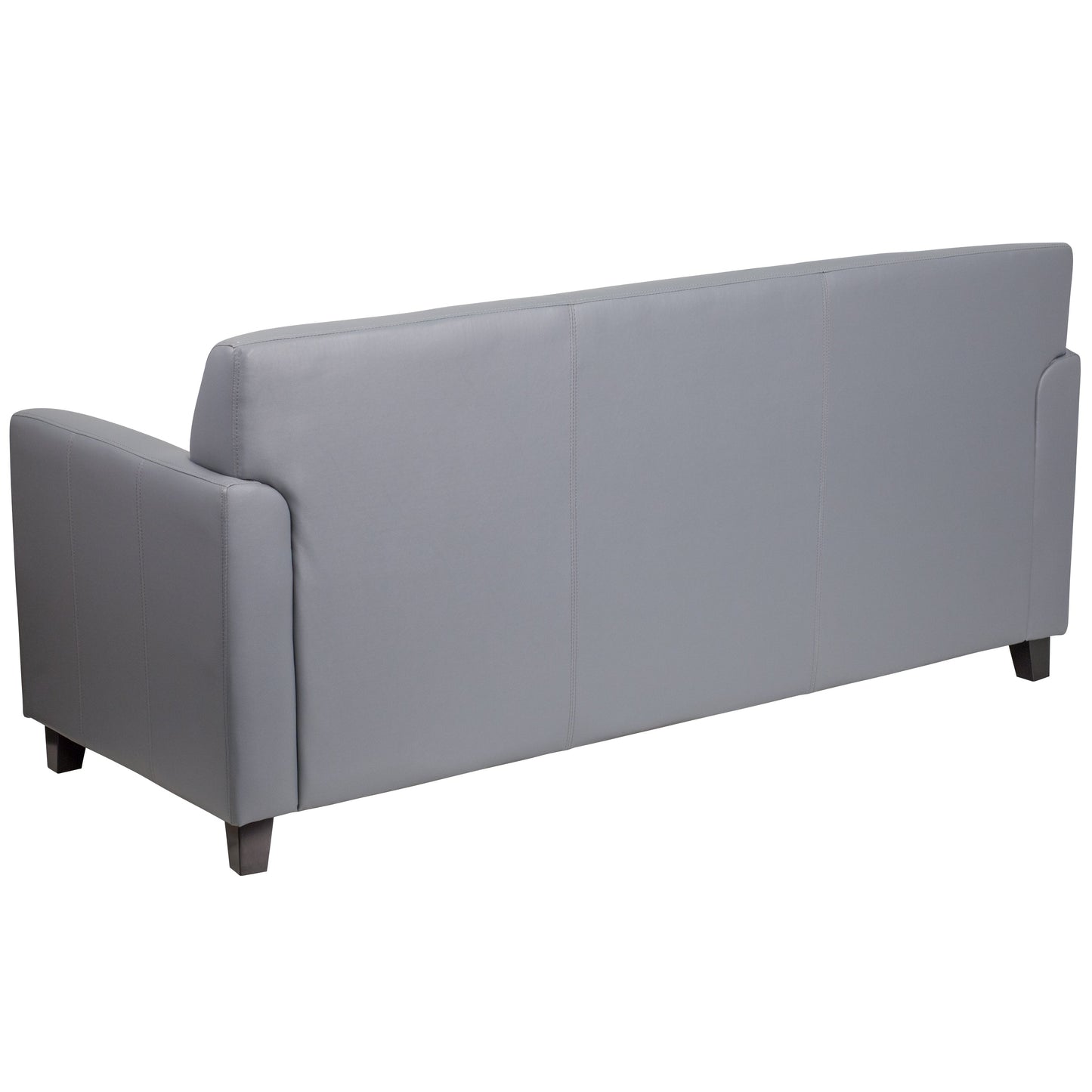 Gray Leather Sofa BT-827-3-GY-GG