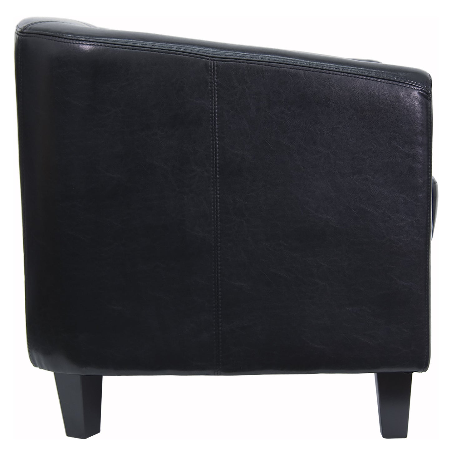 Black Leather Guest Chair BT-873-BK-GG