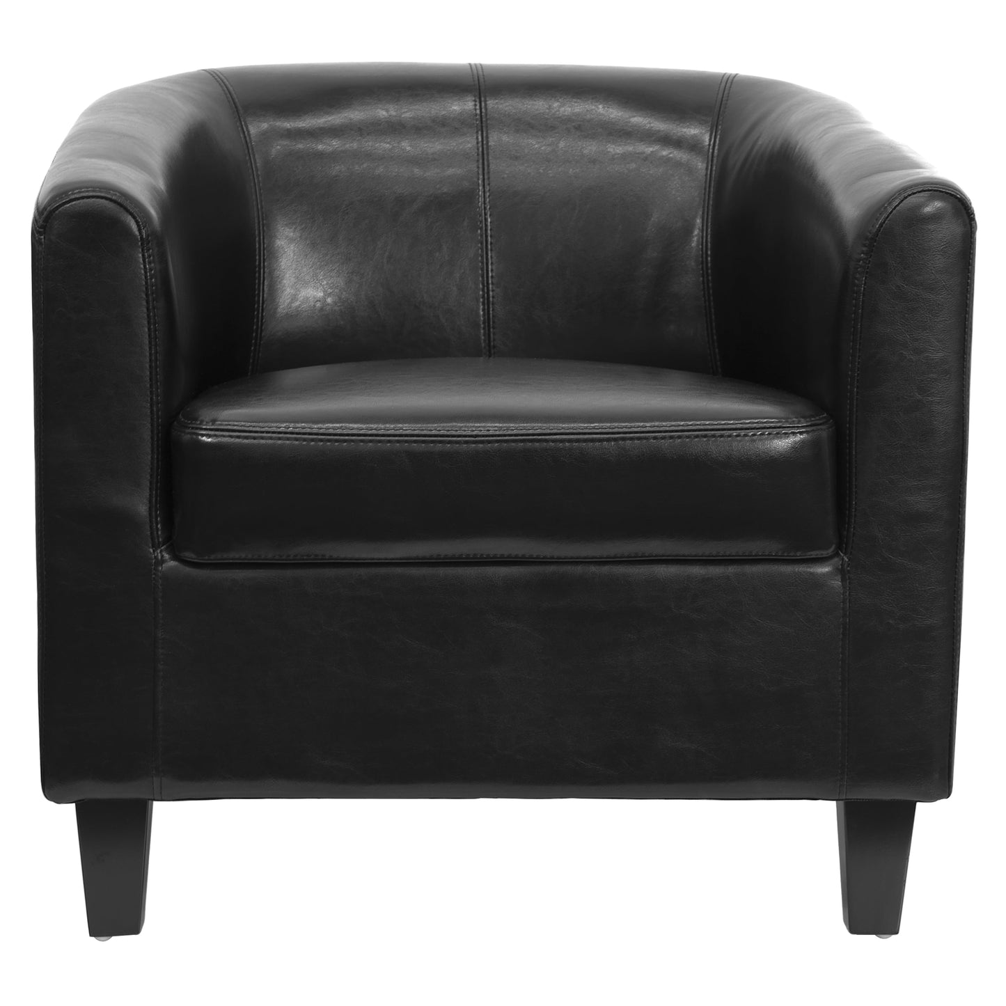 Black Leather Guest Chair BT-873-BK-GG