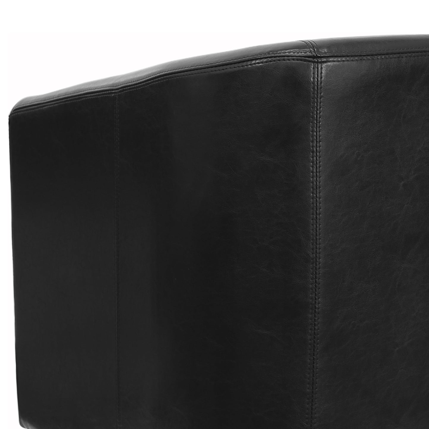 Black Leather Guest Chair BT-873-BK-GG