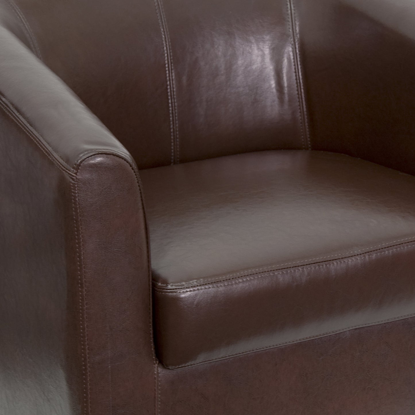 Brown Leather Guest Chair BT-873-BN-GG