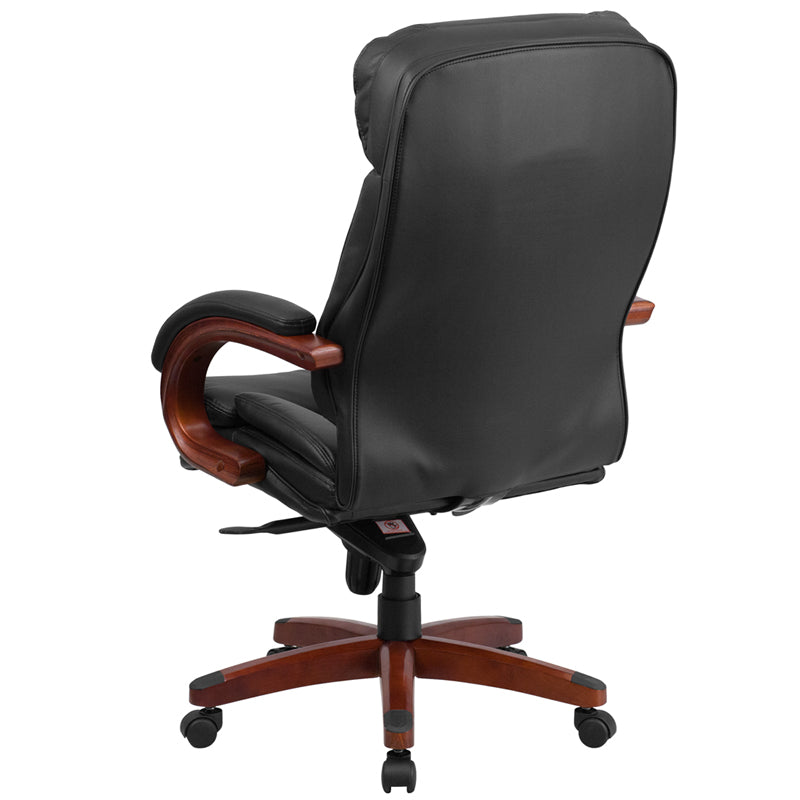 Black High Back Leather Chair BT-90171H-S-GG