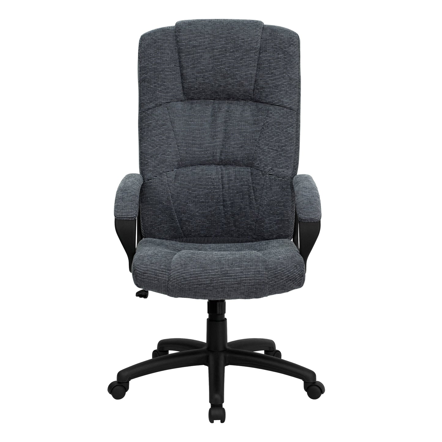 Gray High Back Fabric Chair BT-9022-BK-GG