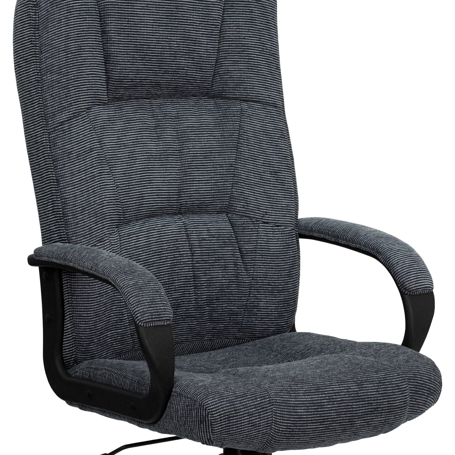 Gray High Back Fabric Chair BT-9022-BK-GG