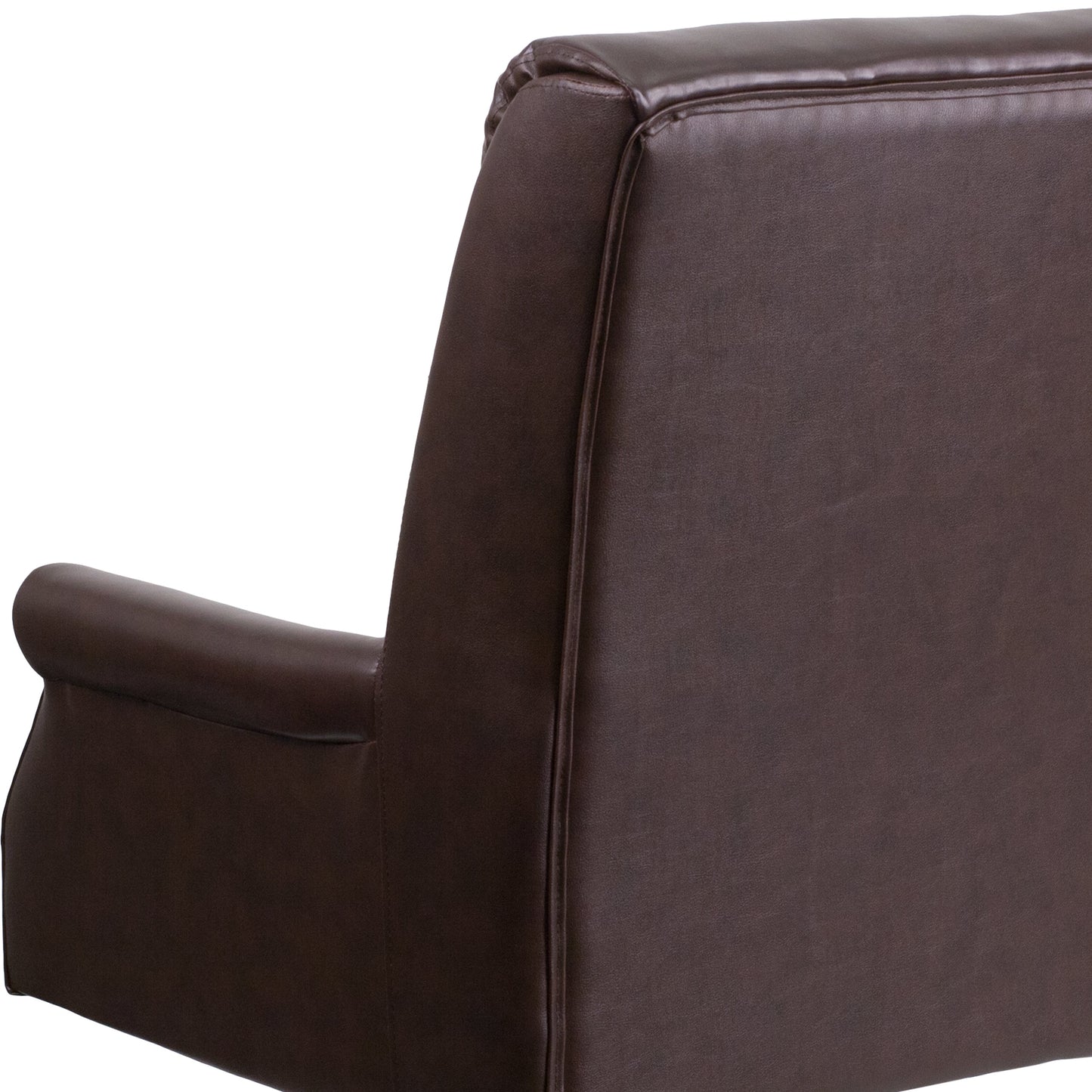 Brown High Back Leather Chair BT-9025H-2-BN-GG