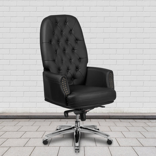 Black High Back Leather Chair BT-90269H-BK-GG