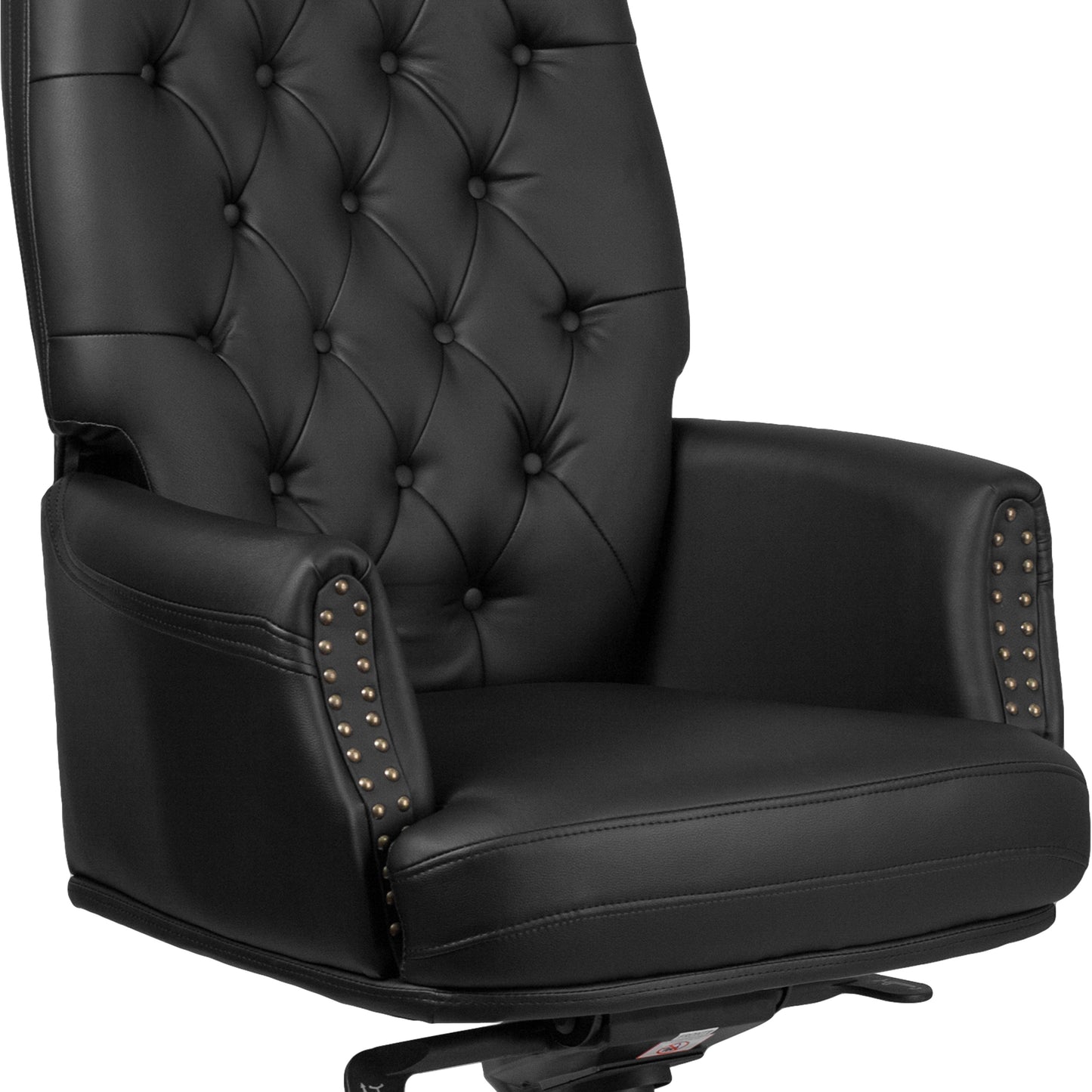 Black High Back Leather Chair BT-90269H-BK-GG