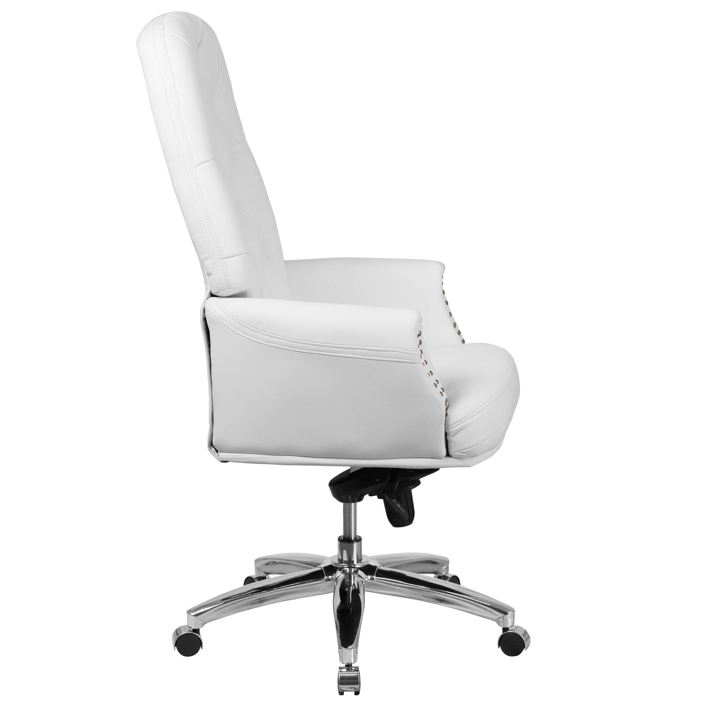 White High Back Leather Chair BT-90269H-WH-GG