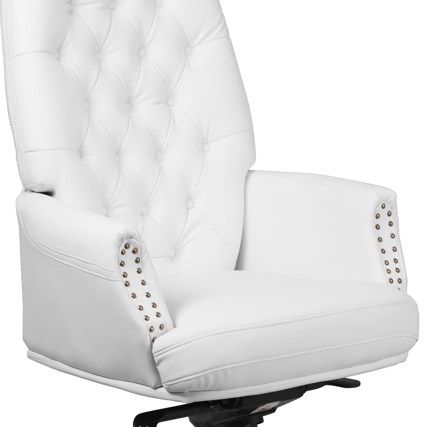 White High Back Leather Chair BT-90269H-WH-GG