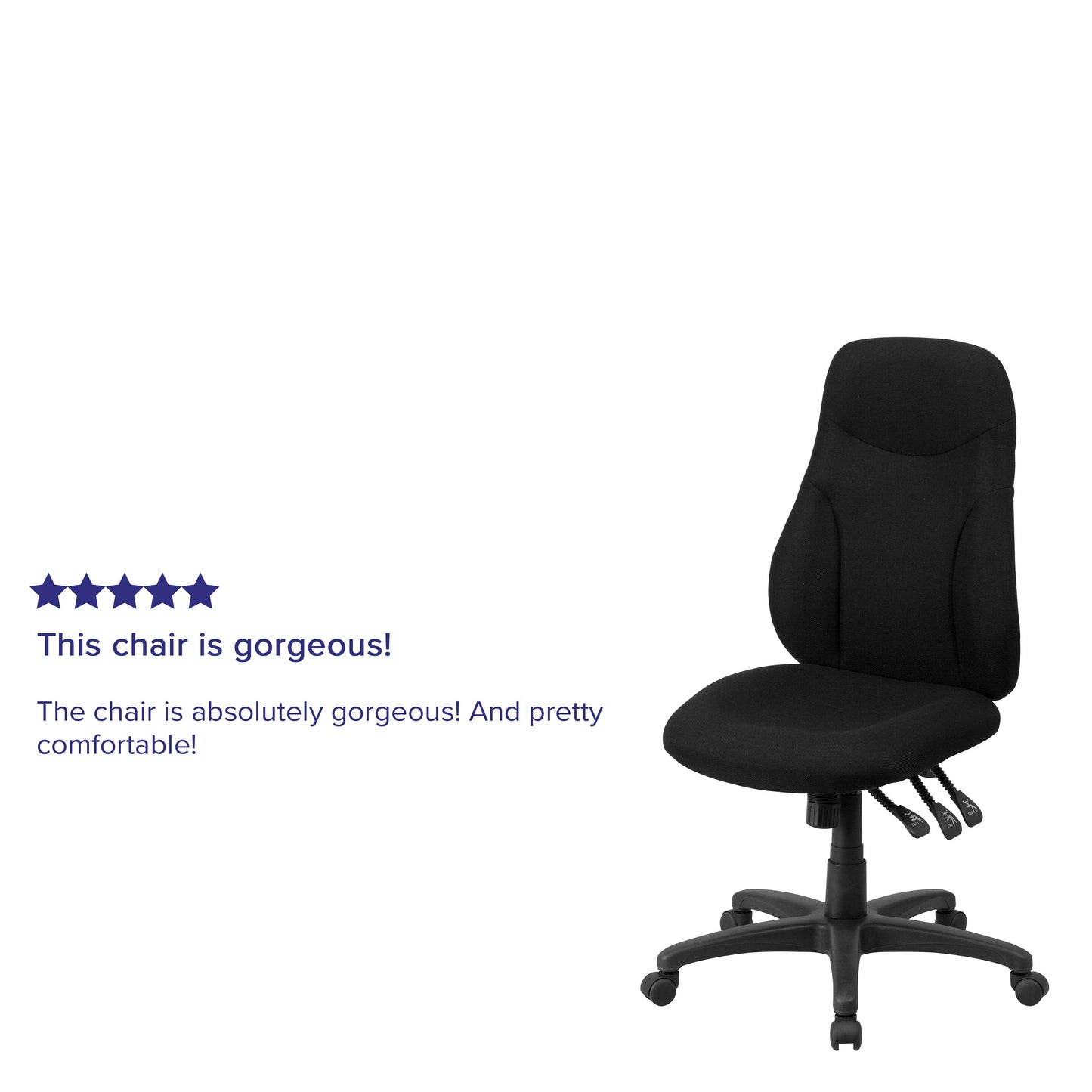 Black High Back Task Chair BT-90297H-GG