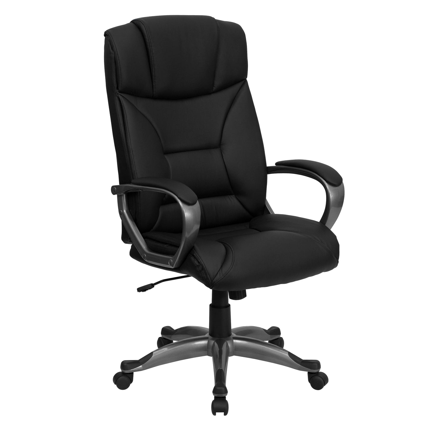 Black High Back Leather Chair BT-9177-BK-GG