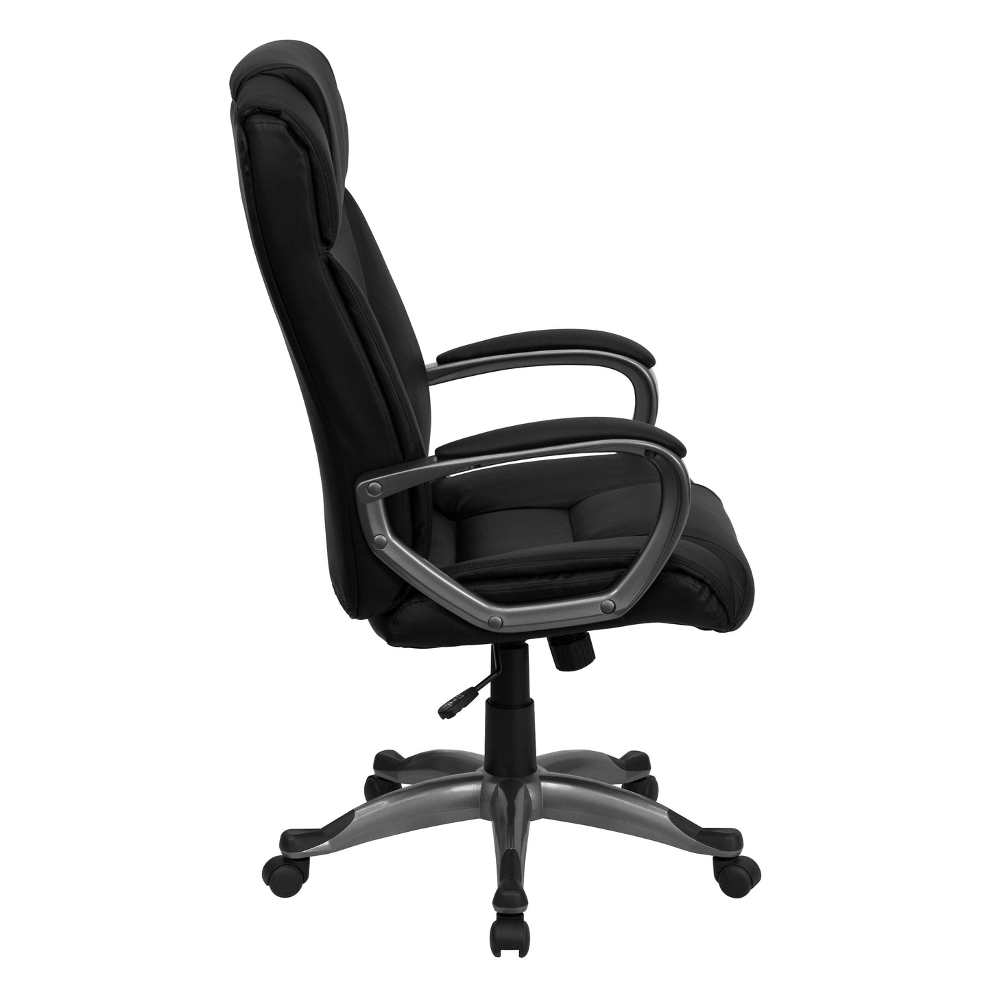 Black High Back Leather Chair BT-9177-BK-GG