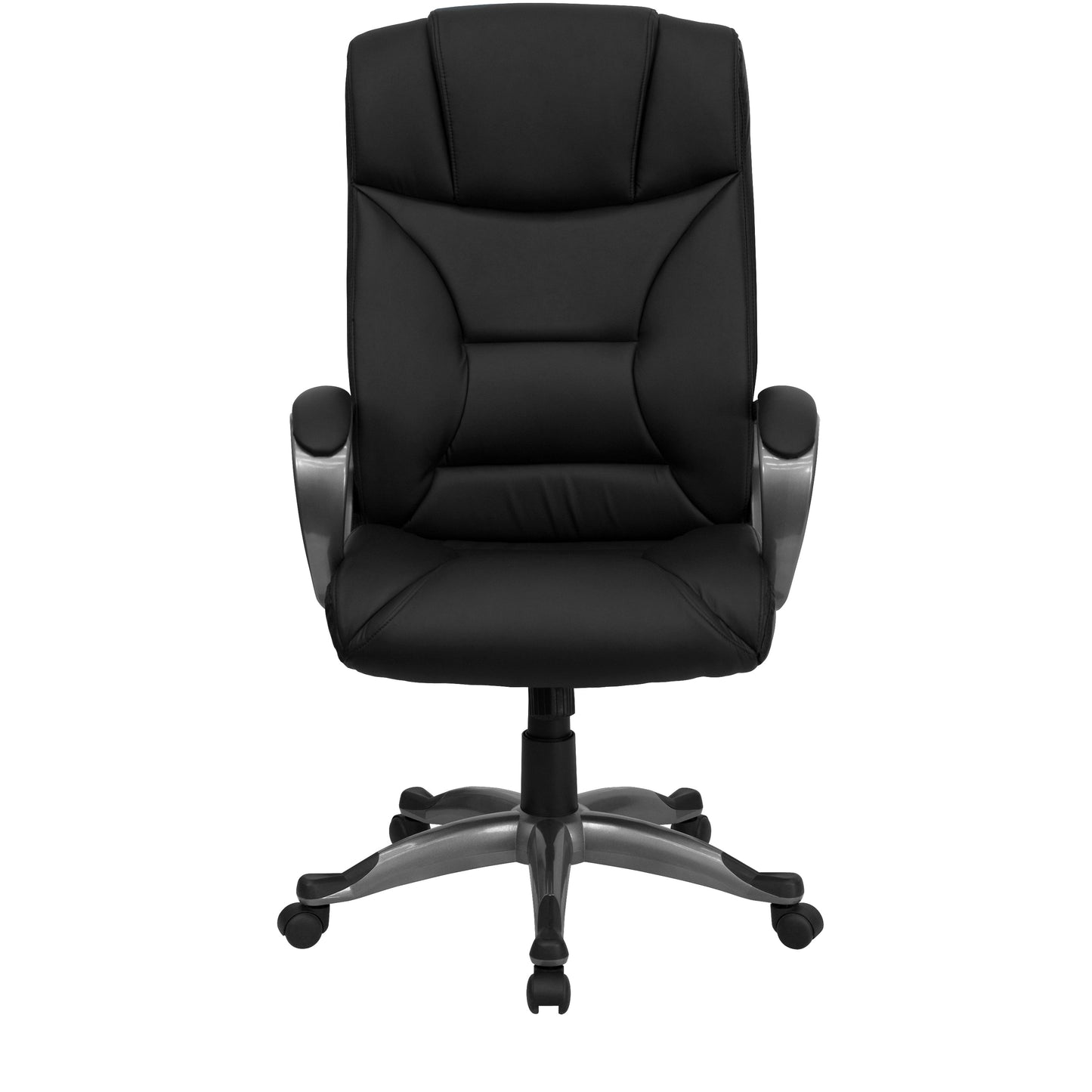 Black High Back Leather Chair BT-9177-BK-GG