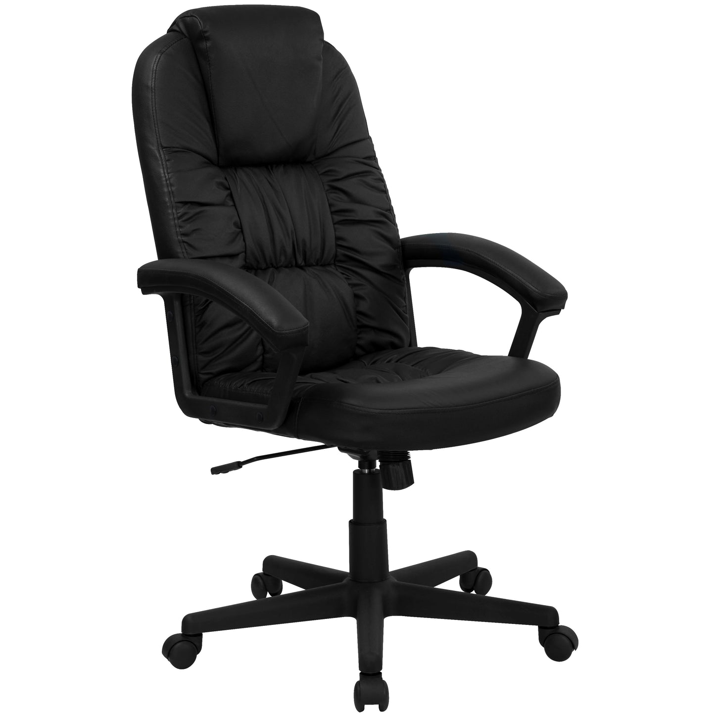 Black High Back Leather Chair BT-983-BK-GG