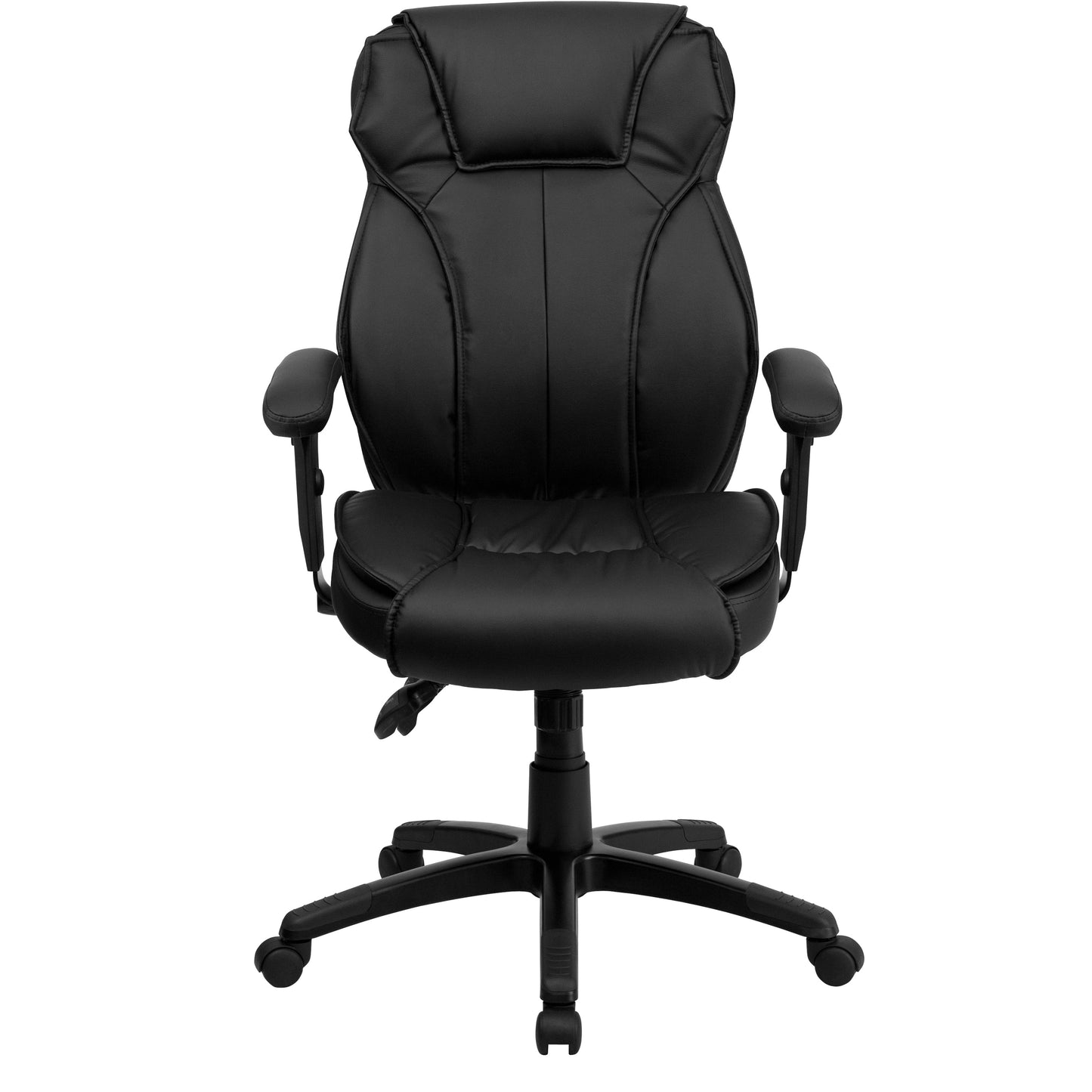 Black High Back Leather Chair BT-9835H-GG