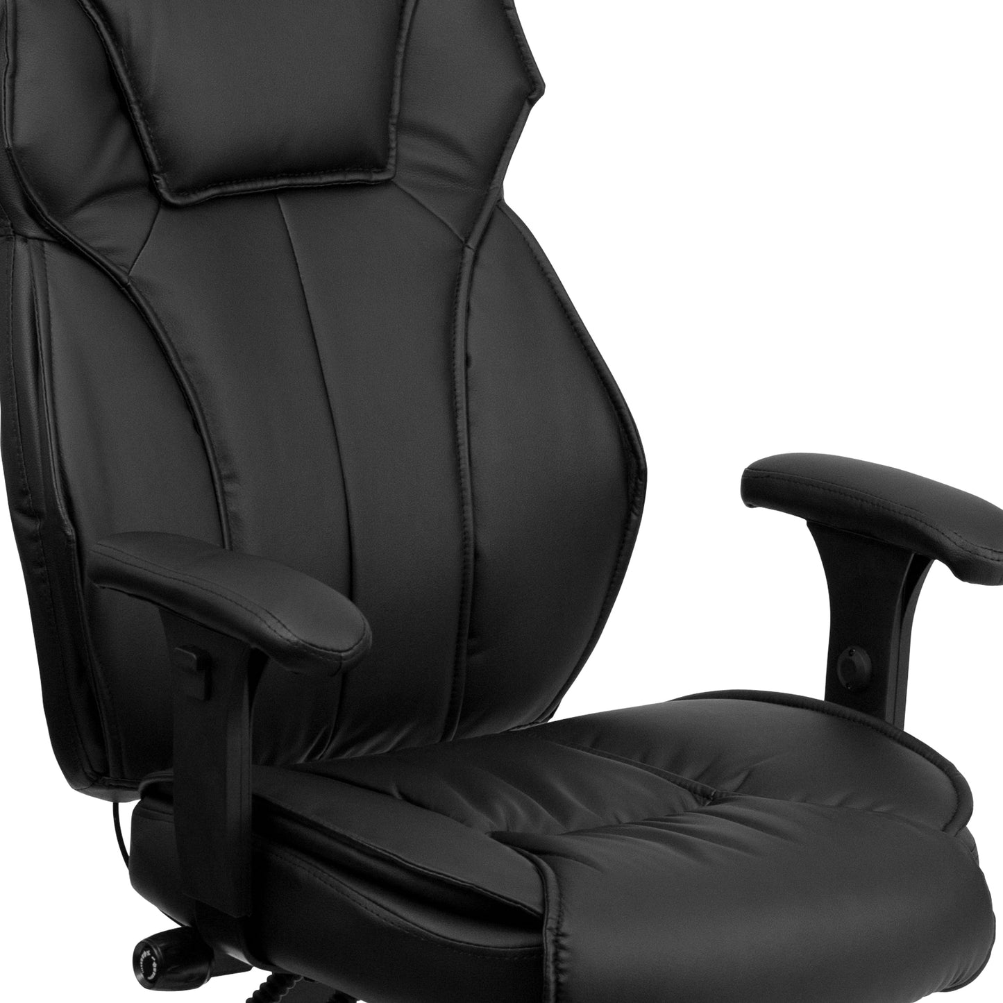 Black High Back Leather Chair BT-9835H-GG