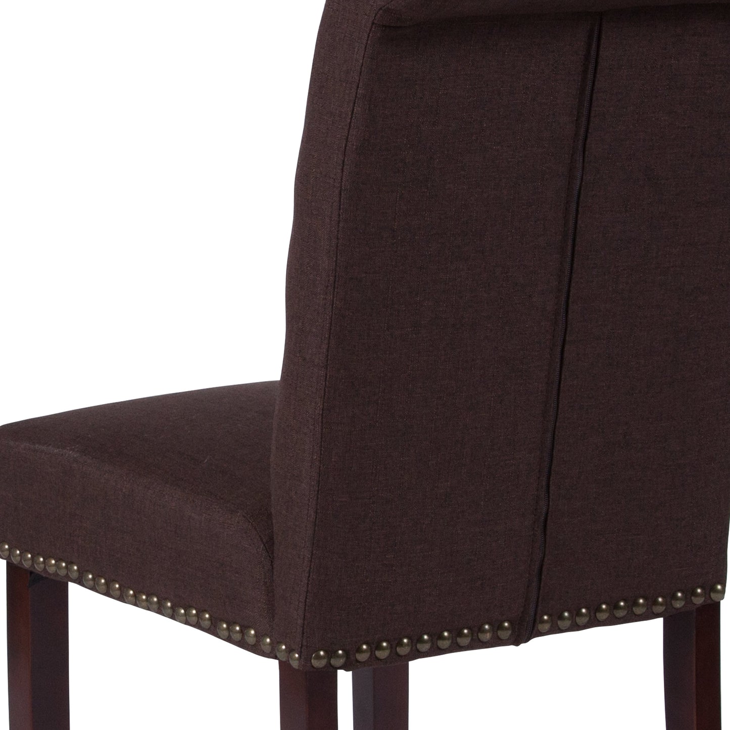 Brown Fabric Parsons Chair BT-P-BRN-FAB-GG