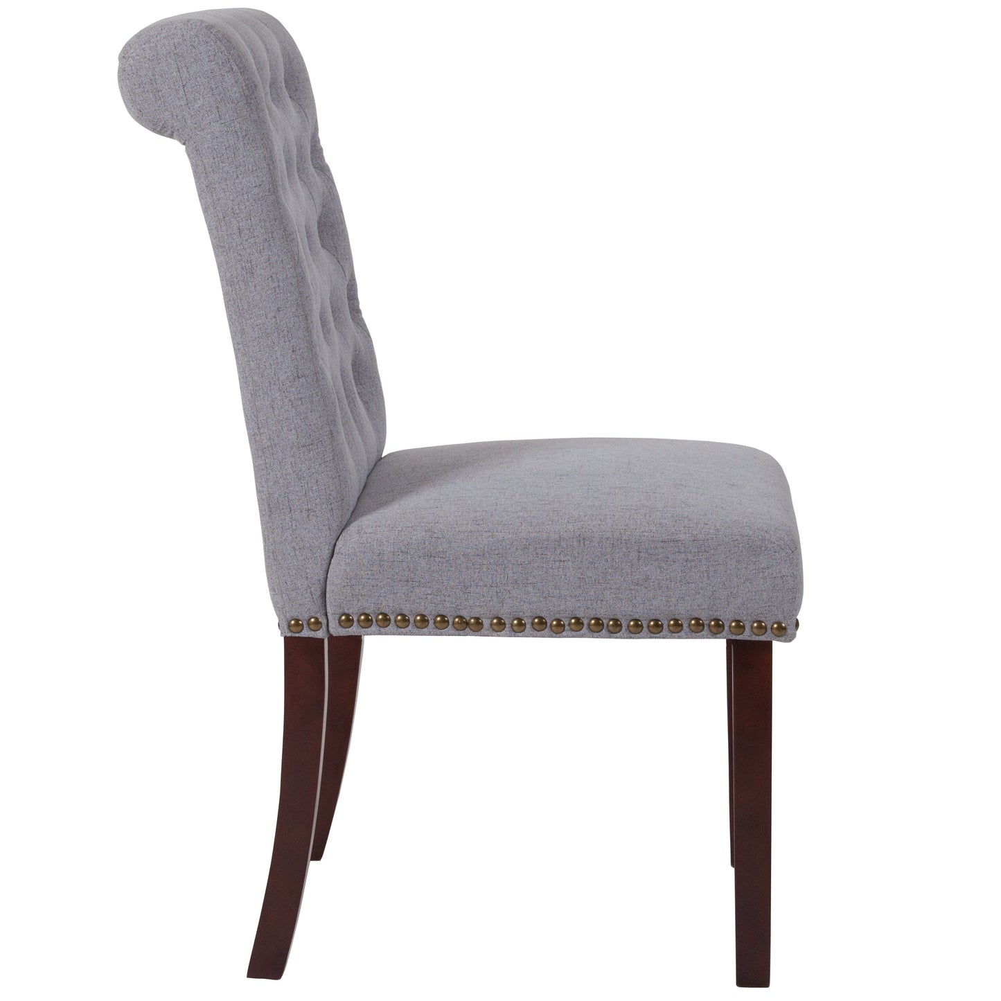 Lt Gray Fabric Parsons Chair BT-P-LTGY-FAB-GG