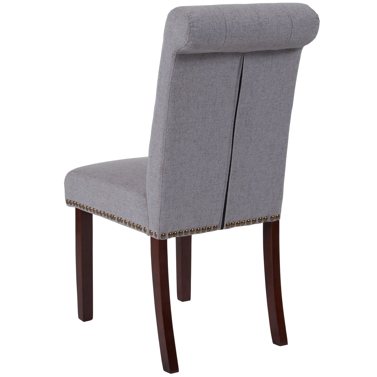 Lt Gray Fabric Parsons Chair BT-P-LTGY-FAB-GG