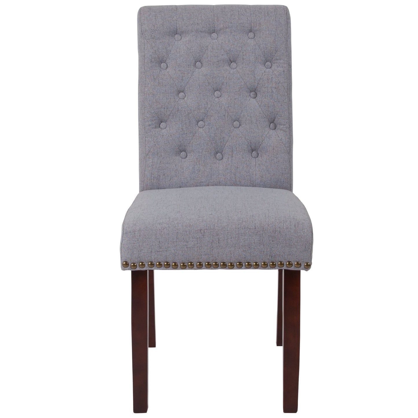 Lt Gray Fabric Parsons Chair BT-P-LTGY-FAB-GG