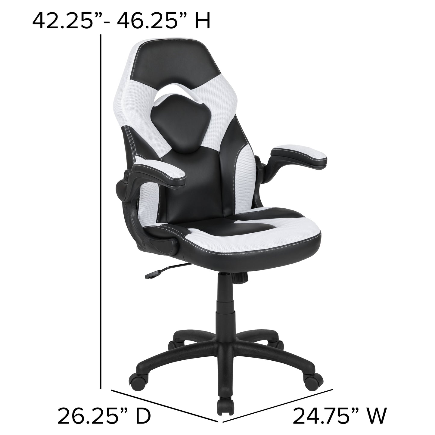 White Racing Gaming Chair CH-00095-WH-GG