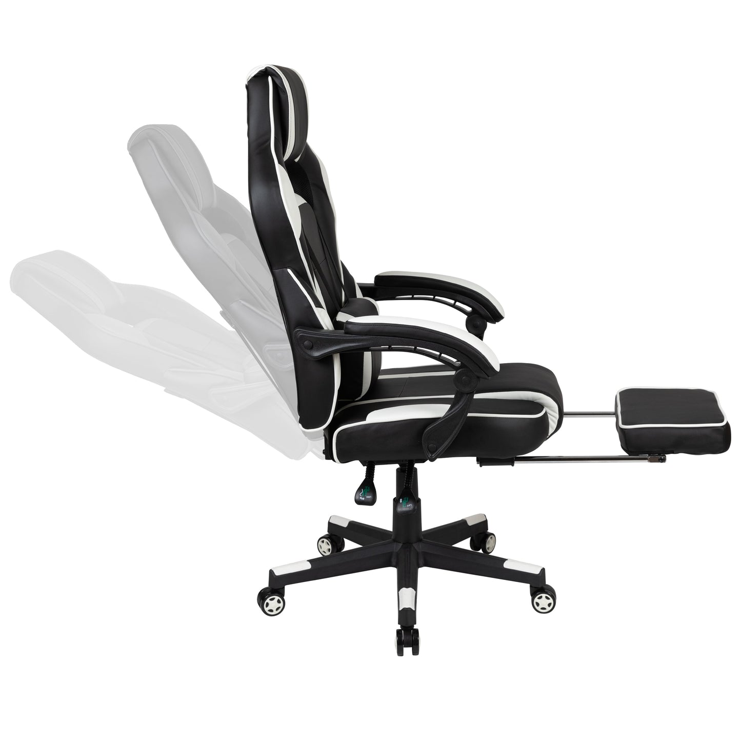 White Reclining Gaming Chair CH-00288-WH-GG