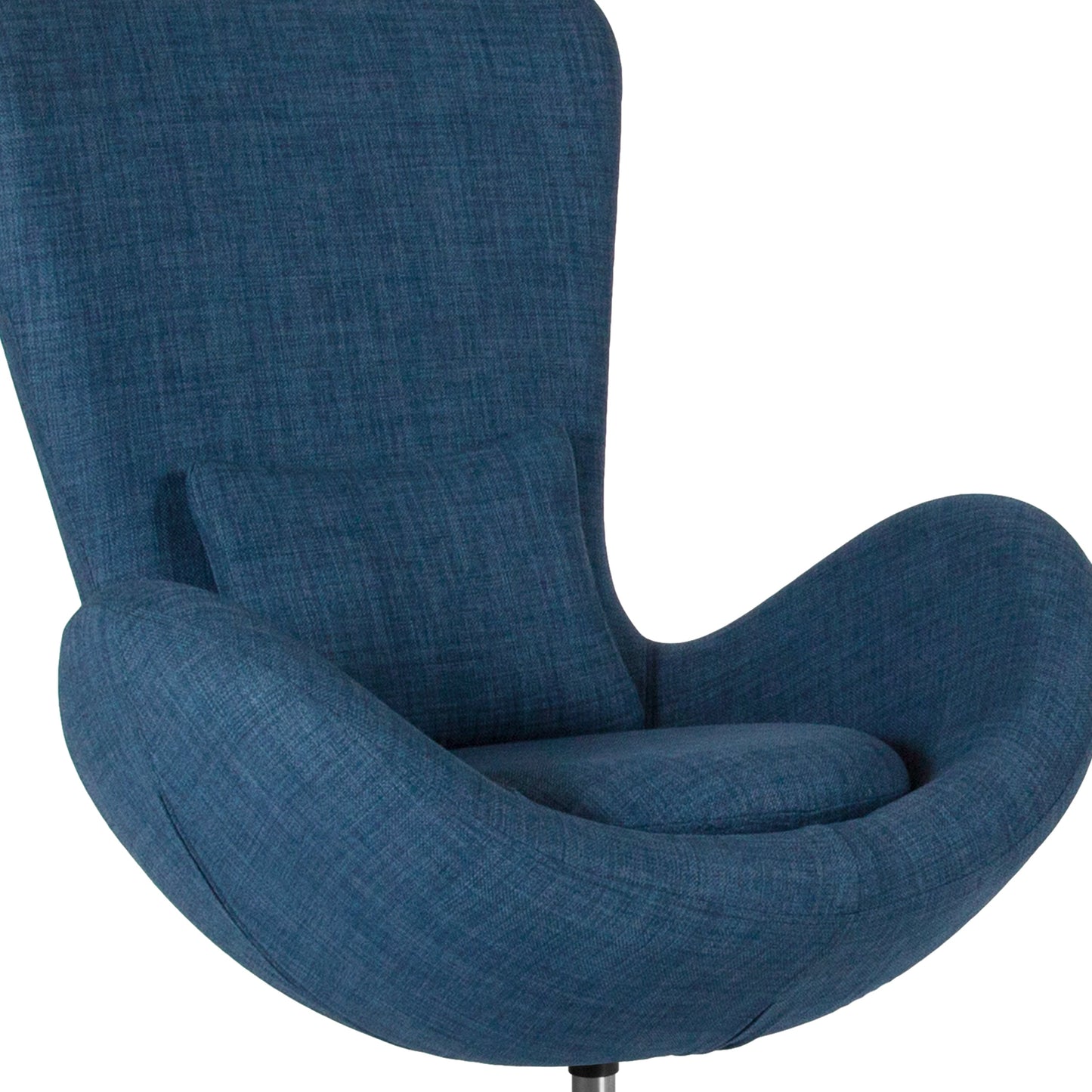 Blue Fabric Egg Series Chair CH-162430-BL-FAB-GG