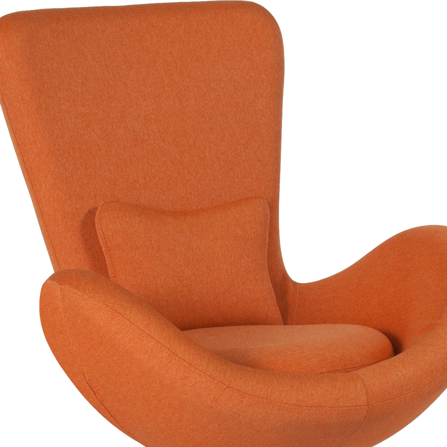 Orange Fabric Egg Series Chair CH-162430-OR-FAB-GG