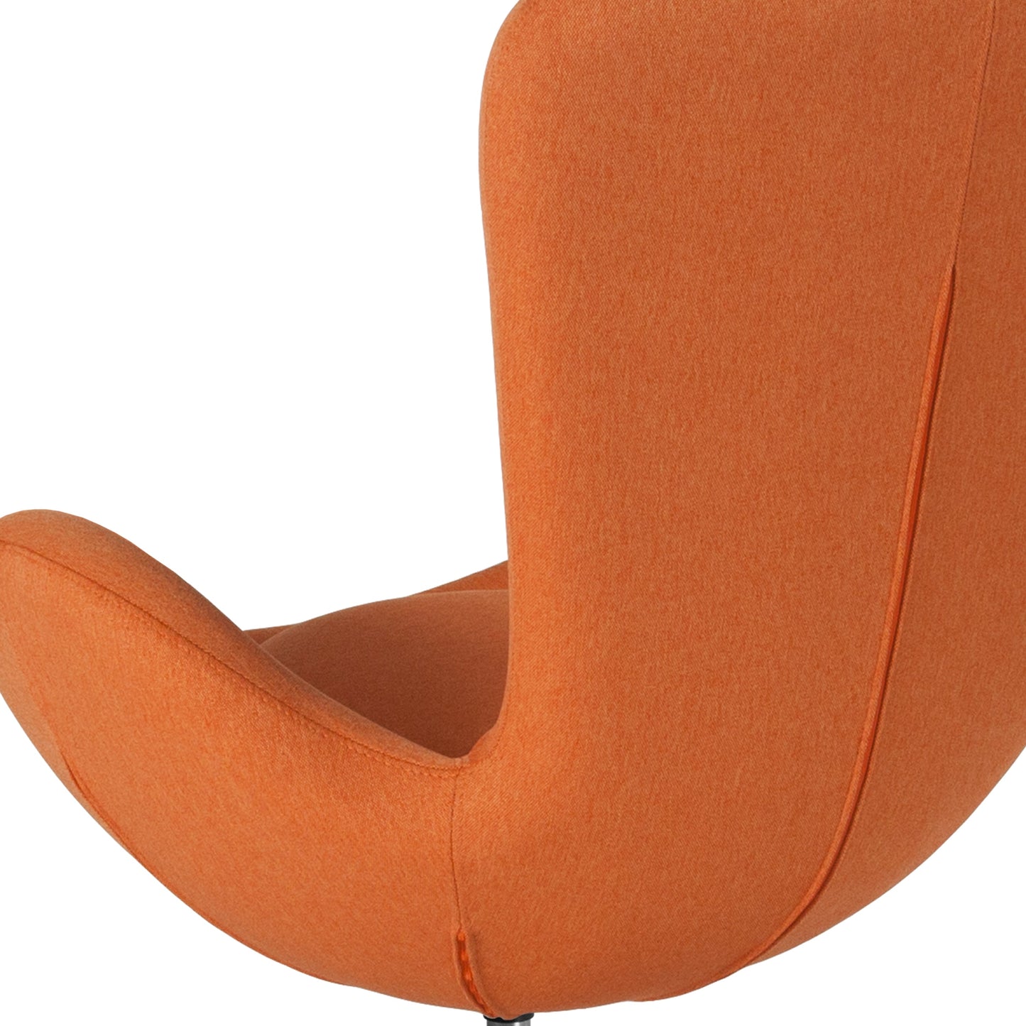 Orange Fabric Egg Series Chair CH-162430-OR-FAB-GG