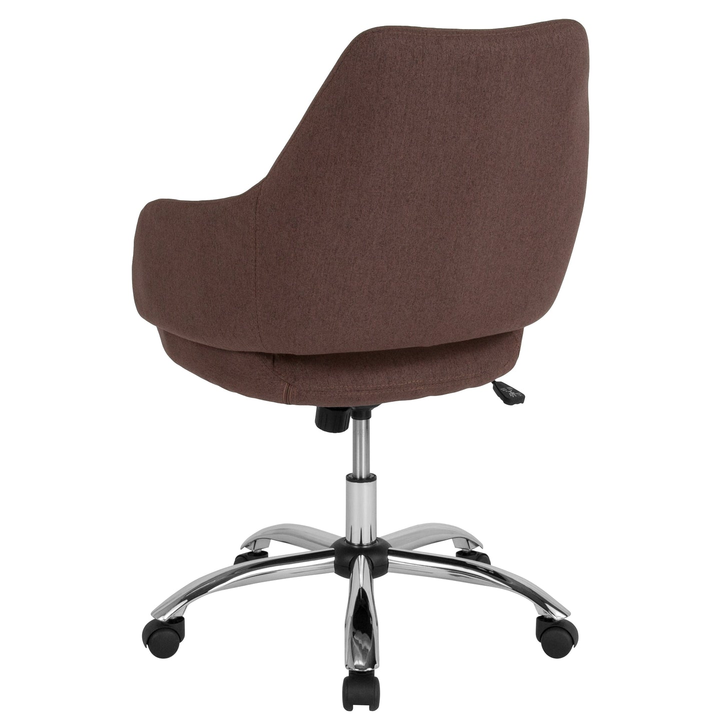 Brown Fabric Mid-Back Chair CH-177280-BR-F-GG