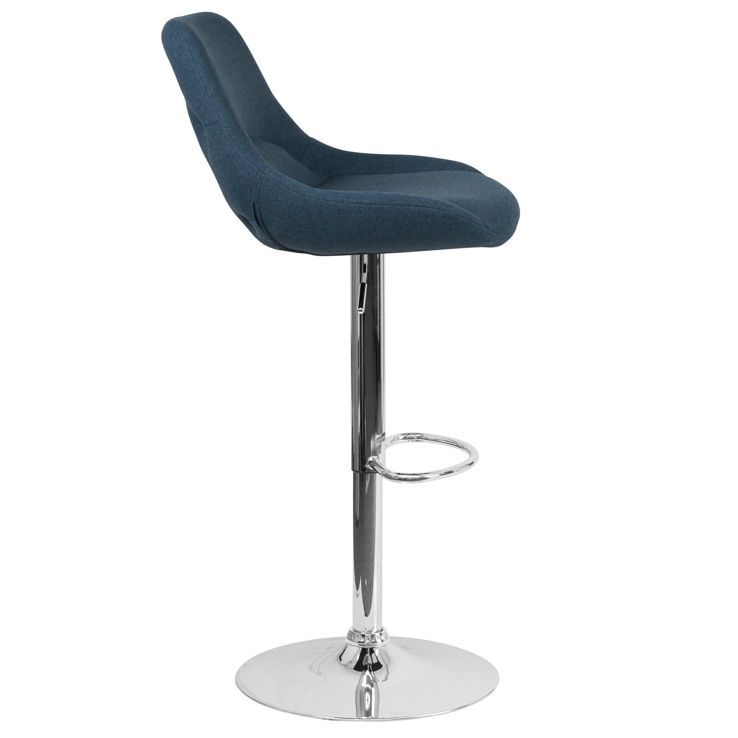 Blue Fabric Swivel Bar Stool CH-182050X000-BLFAB-GG