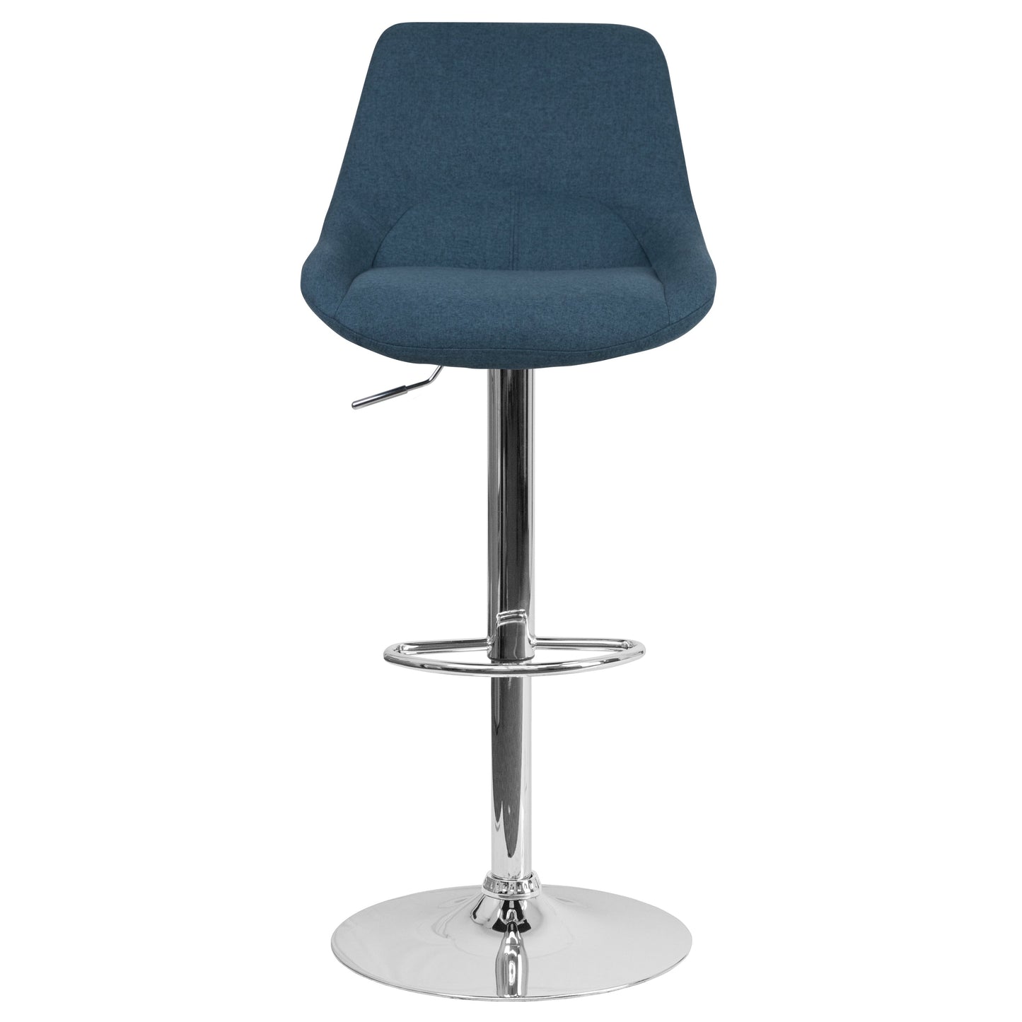 Blue Fabric Swivel Bar Stool CH-182050X000-BLFAB-GG