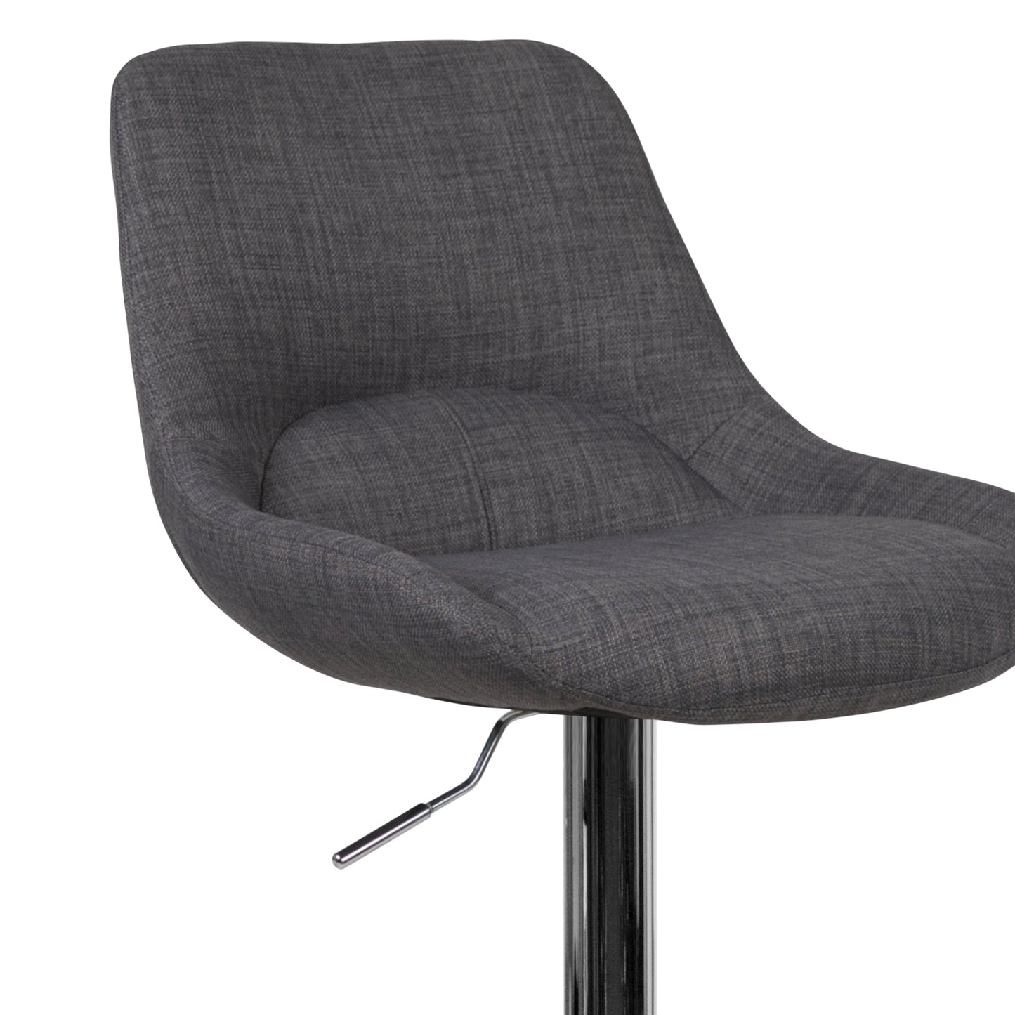 Dark Gray Fabric Bar Stool CH-182050X000-DKGYFAB-GG