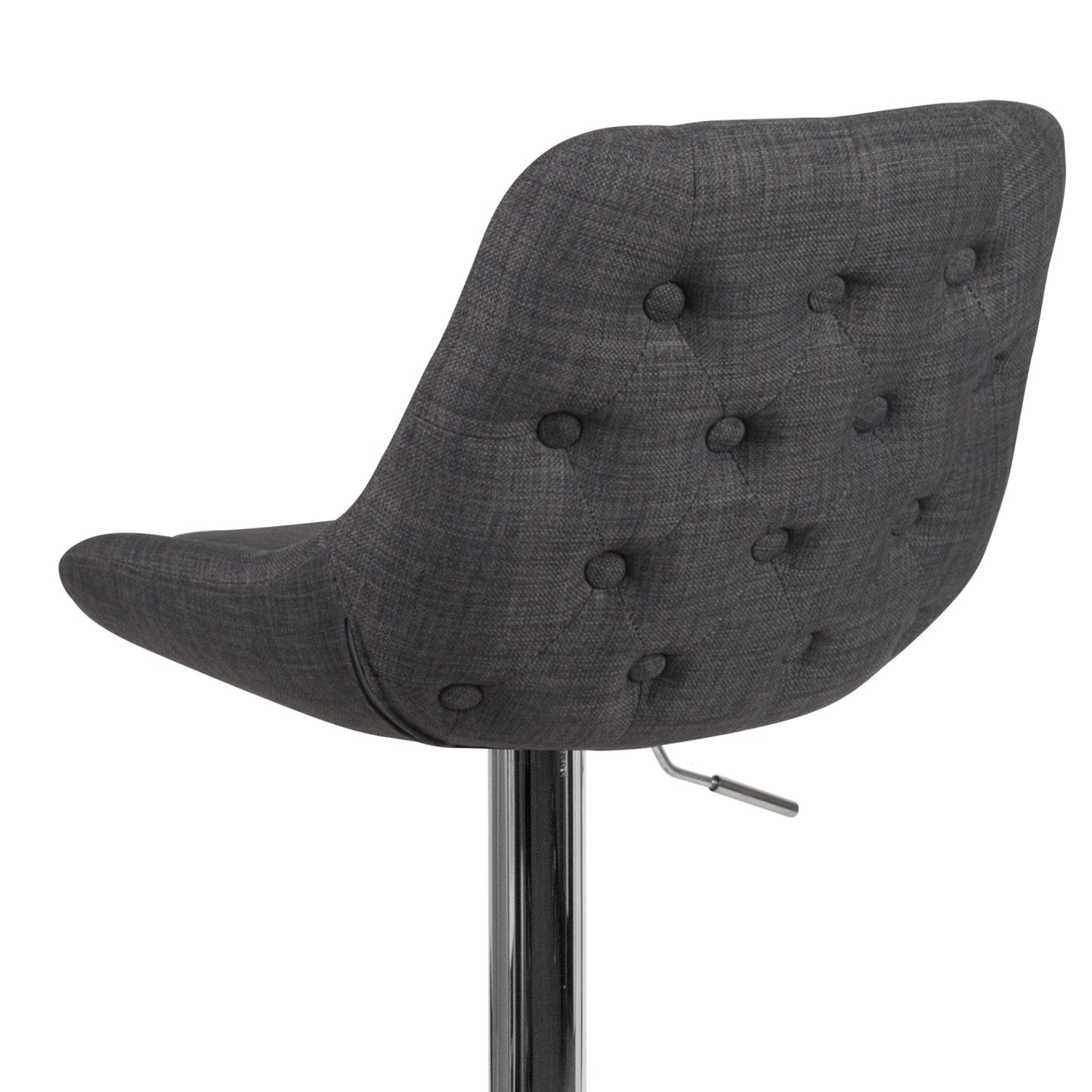 Dark Gray Fabric Bar Stool CH-182050X000-DKGYFAB-GG