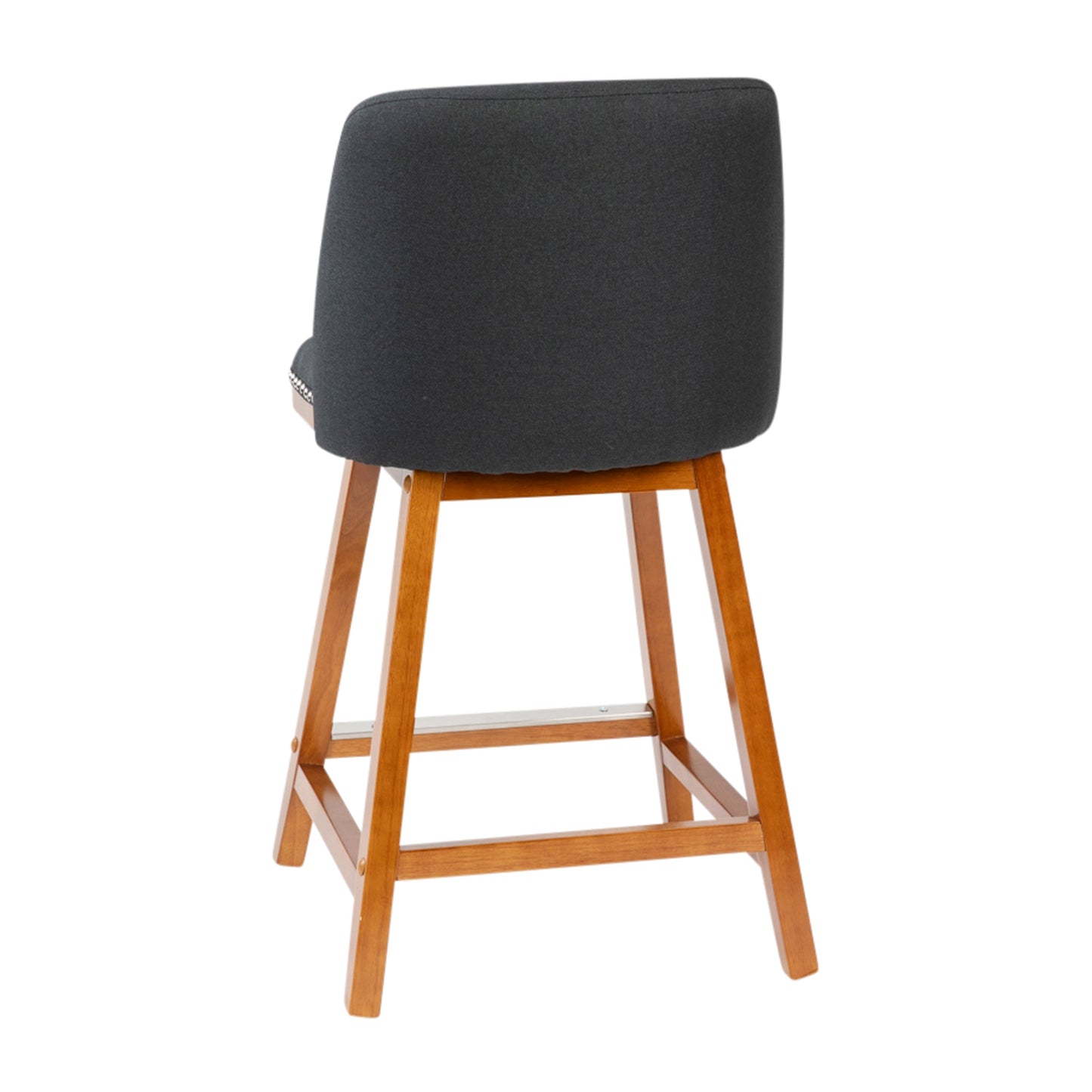 2PK 24" Charcoal Linen Stools CH-192162X000-24-CHAR-GG